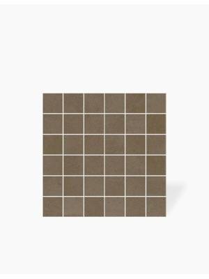 Mosaïque sur maille Imitation Marbre R10 - Couleur Moka - 30x30cm - DC2025111