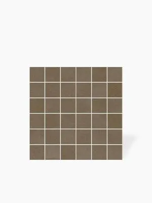 Mosaïque sur maille Imitation Marbre R10 - Couleur Moka - 30x30cm - DC2025111