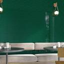 Faïence " Disco Vintage "Vert Emeraude Brillant - 20x20cm - NT2025117