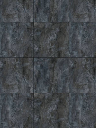 Carrelage Brillant " Lino " Bleu et Gris - Rectifié - 98x98cm  - NT2025127