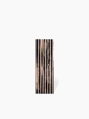 Carrelage Rectangulaire à relief " Africana " - Noir - 5x15cm - NT2025138