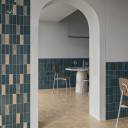 Carrelage Rectangulaire " Africana " - Bleu Azur - 5x15cm - NT2025132