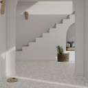 Carrelage " Design de Gaudi " modèle 1 - Blanc Polaire - 25.5x25.5cm - NT2025141