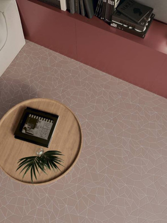 Carrelage " Design de Gaudi " modèle 1 - Taupe - 25.5x25.5cm - NT2025143