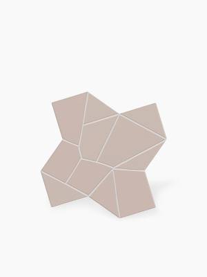 Carrelage " Design de Gaudi " modèle 1 - Gris Clair  - 25.5x25.5cm - NT2025144 