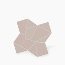 Carrelage " Design de Gaudi " modèle 1 - Gris Clair  - 25.5x25.5cm - NT2025144