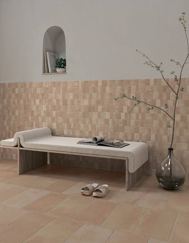 Carrelage " Design de Gaudi " modèle 2 - Sable - 7 X 28cm - NT2025149
