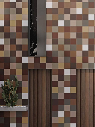 Carrelage " Kromatik Mat " en grès cérame - Beige -  R10 - 20x20cm - NT2025260