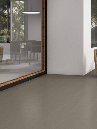 Carrelage " Kromatik Mat "  grès cérame - Marron Maya-  R10 - 20x20cm - NT2025271