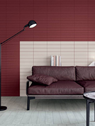 Carrelage Faience XL Grenat - 7.5x30cm - FV2702091