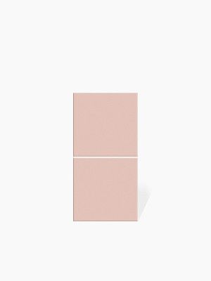 Carrelage prédécoupé rose pastel en grès cérame 10x20cm | NT2025291 