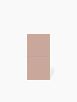 Carrelage prédécoupé vieux rose mat 10x20cm | NT2025297 