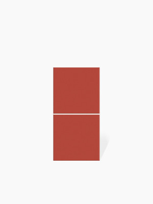 Carrelage bordeaux en grès cérame 10x20cm | NT2025302 