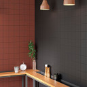 Carrelage " Kromatik Mat "  grès cérame - Rouge Bordeaux-  R10 - 10x20cm - NT2025303