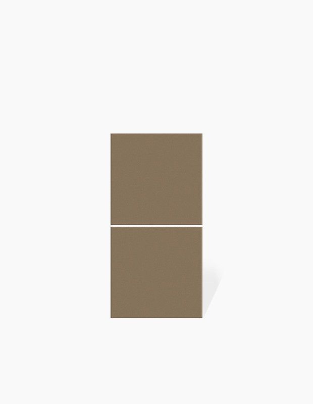Carrelage prédécoupé marron brun mat  10x20cm | NT2025309