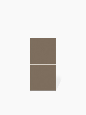 Carrelage " Kromatik Mat "  grès cérame - Gris Marronné -  R10 - 10x20cm - NT2025315 