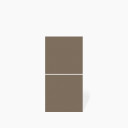 Carrelage " Kromatik Mat "  grès cérame - Gris Marronné -  R10 - 10x20cm - NT2025315