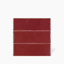 Carrelage Faïence Lumineuse Rouge Brique 5x15cm LAST CHANCE DE 15 BOITES