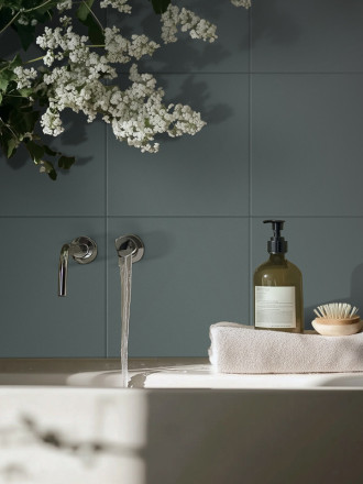 Carrelage en grès cérame mat 10x10 cm - idéal cuisines et salles de bain