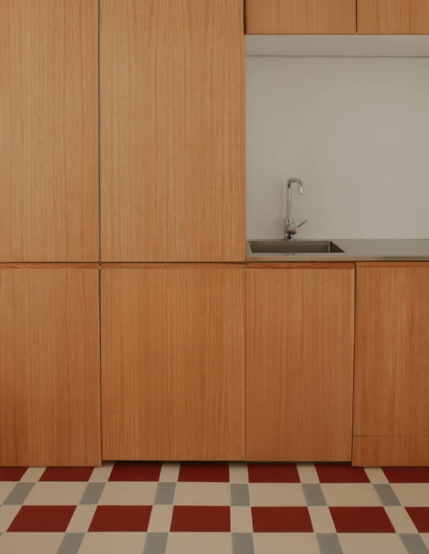 Carrelage bordeaux 15x15 cm grès cérame | NT2025376