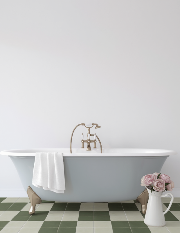 Carrelage vert 15x15 cm grès cérame | NT2025380