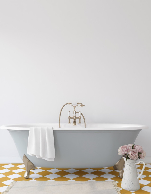 Carrelage jaune moutarde uni - 15 x 15 cm | NT2025374