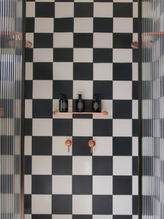 Carrelage noir grès cérame - 15 x 15 cm | NT2025388