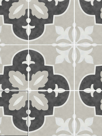 Carrelage Nouma Noir Charbon - Grès Cérame pour sol et mur - 15x15cm - DC2025054