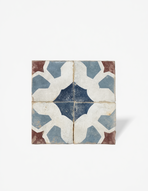 Carrelage carreaux de ciment 45x45 cm compatible chauffage sol