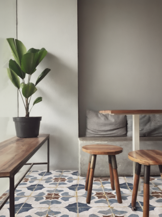 Carrelage aspect carreaux de ciment - 45 x 45 cm