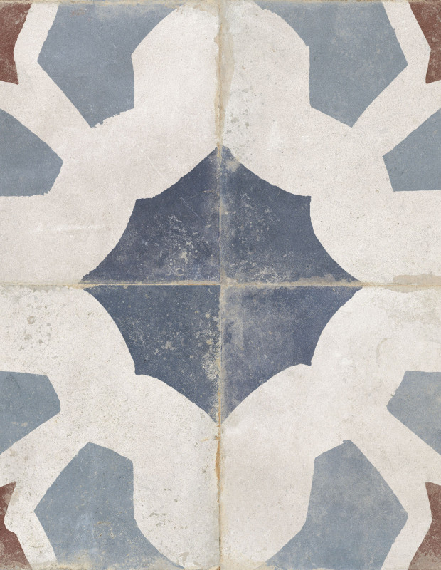 Carrelage aspect carreaux de ciment - 45 x 45 cm