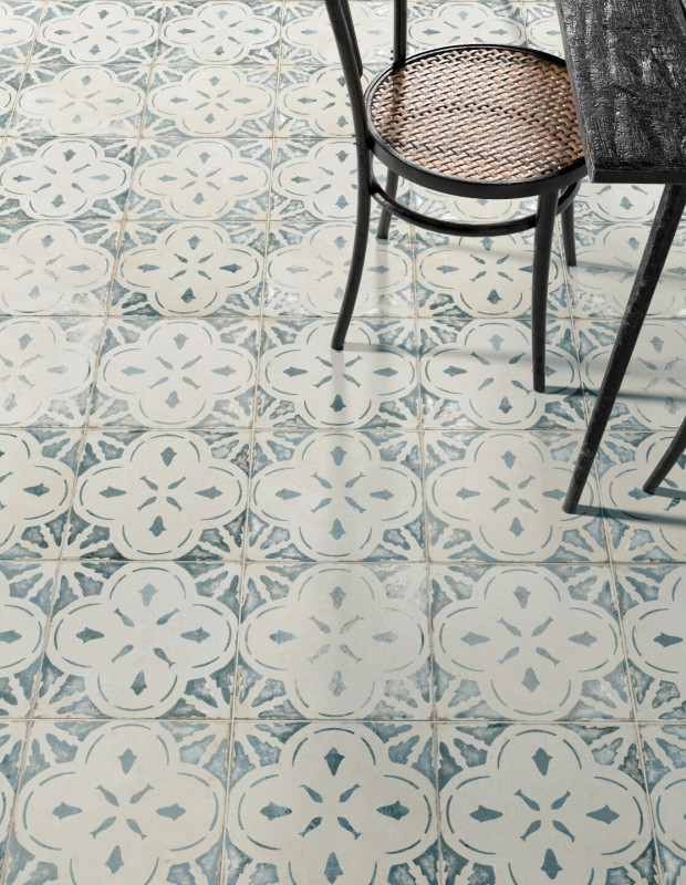 Carrelage motif carreaux de ciment 45x45 cm - AV2026010