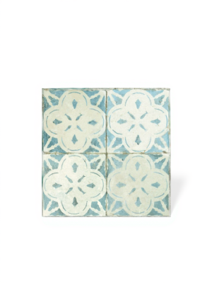 Carrelage prédécoupé Point du Jour -  aspect carreaux de ciment - 45 x 45 cm | AV2026010 