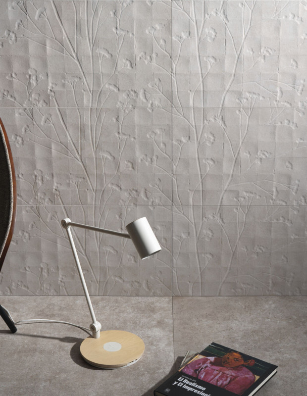 Carrelage mural végétal texturé 33.3x100 cm - Réf. AV2026003