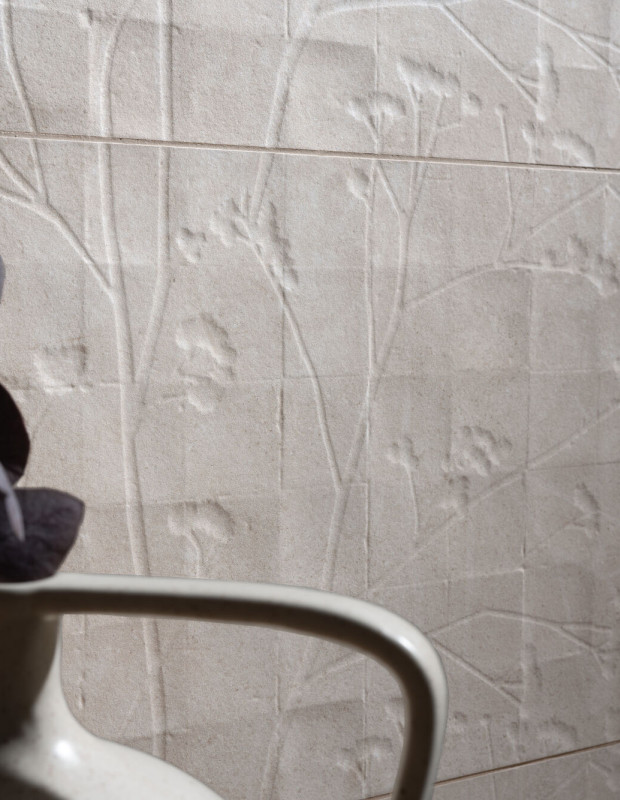 Carrelage mural végétal texturé 33.3x100 cm - Réf. AV2026003