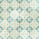 Carrelage prédécoupé Point du Jour -  aspect carreaux de ciment - 45 x 45 cm | AV2026010