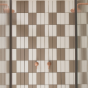 Carrelage kromatic blanc 6x25 cm grès cérame | NT2025370