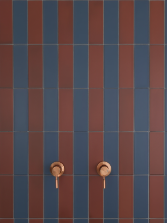 Carrelage Kromatic bleu marine 6x25 cm grès cérame | NT2025368