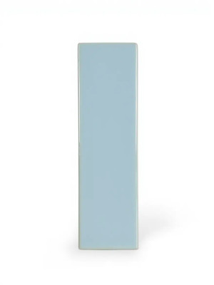 Faïence bleu lisse 7.5x30 cm pour crédence | JU2026001 