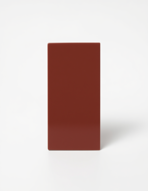 Carrelage Rectangulaire Bordeaux Mat 10x20 cm | Comptoir du Cérame