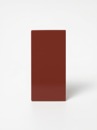 Carrelage Rectangulaire Bordeaux Mat 10x20 cm | Comptoir du Cérame