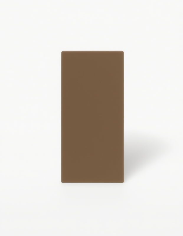 Carrelage Rectangulaire Marron Mat 10x20 cm | Comptoir du Cérame