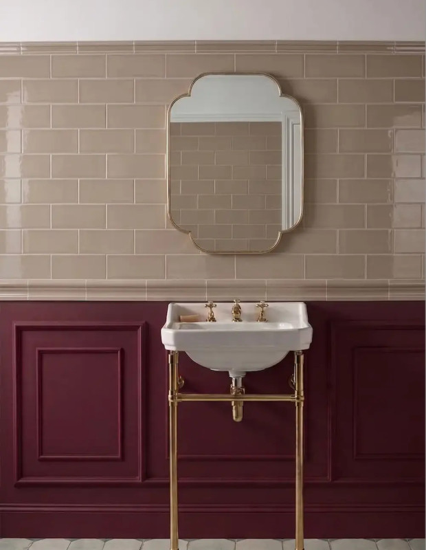 Carrelage crédence faïence lisse - 7.5 x 30 cm | JU2026007