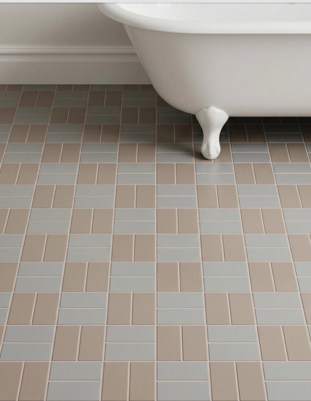 Carrelage Gris Beige Mat 10x20 - Kromatic R10