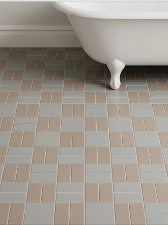 Carrelage Gris Beige Mat 10x20 - Kromatic R10