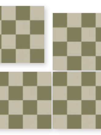 Carrelage vert 20x20 grès cérame finition mat | JU2026024