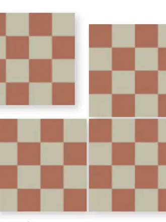Fliesen „Coral" 20 x 20, matte Zementfliesen | 4TBG