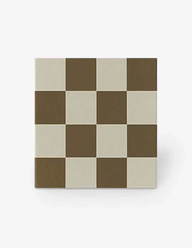 Braune Fliesen 20x20, matt, Vintage-Feinsteinzeug | 4TBI