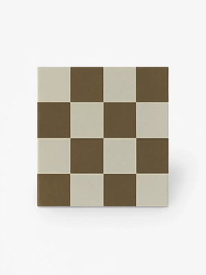 Braune Fliesen 20x20, matt, Vintage-Feinsteinzeug | 4TBI 