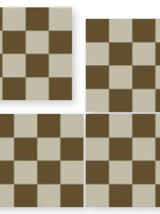 Braune Fliesen 20x20, matt, Vintage-Feinsteinzeug | 4TBI